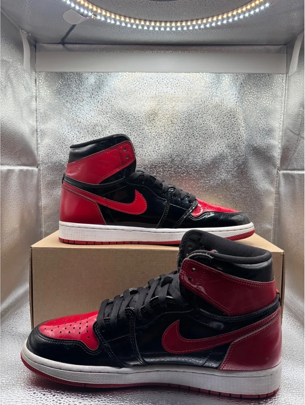 Air Jordan 1 high og patent bred